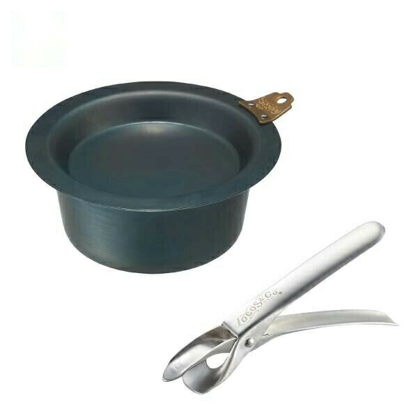 ロゴス LOGOS LOGOS 鉄の職人スタックダッチポットM やっとこハンドルセット R16BA008 [鉄鍋 ダッチオーブン ロゴスオリジナルセット]