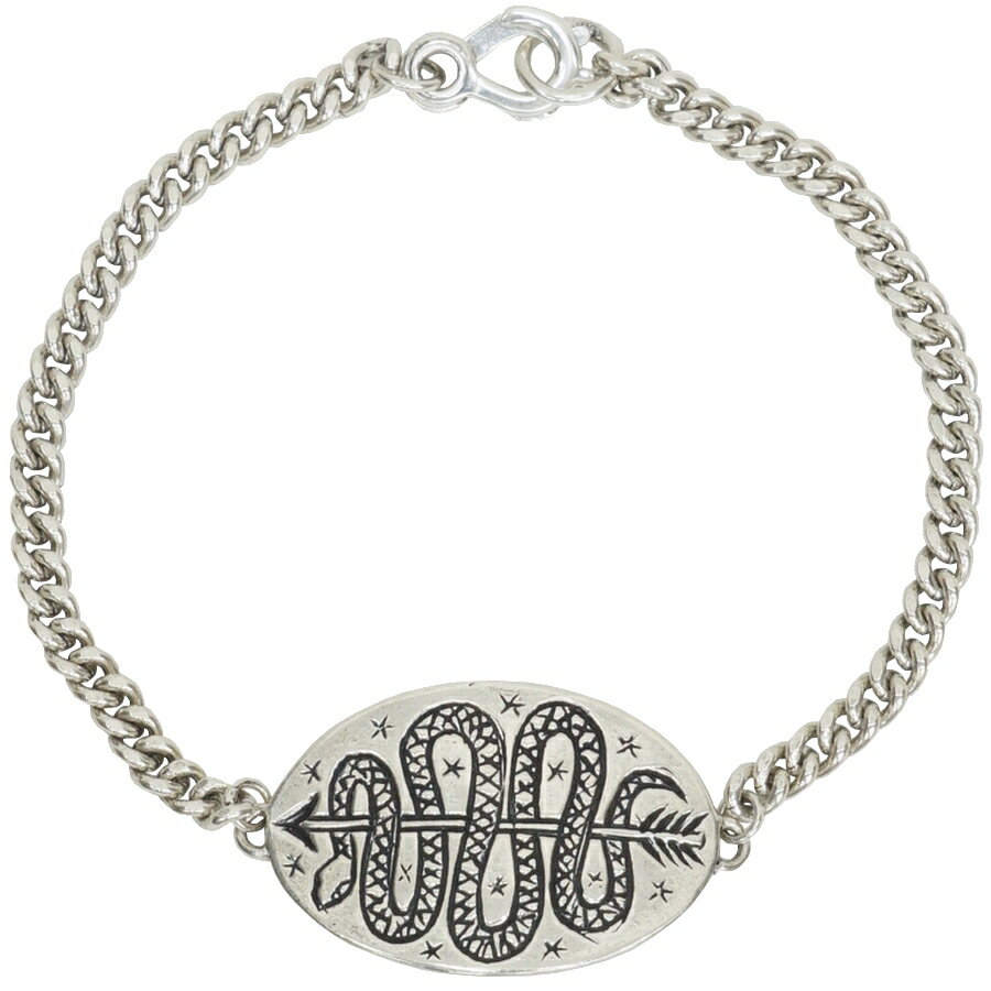 LHN Jewelry(エルエイチエヌ ジュエリー) 米国製 ハンドメイド サーペント & アロー ブレスレット シルバー製 Serpent & Arrow Silver Bracelet 【あす楽】