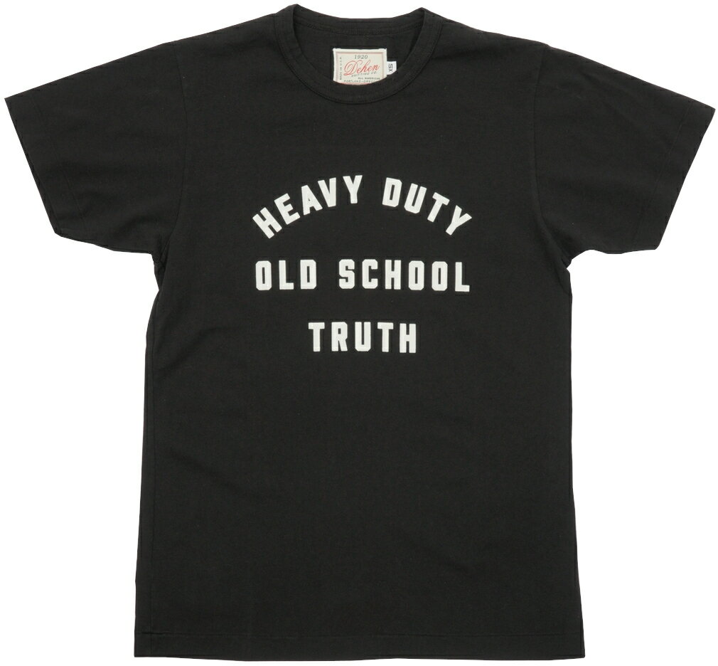 Rakuten - Dehen 1920(デーヘン) アメリカ製 HDOST プリント Tシャツ ブラック メンズ Black Tee 【あす楽】