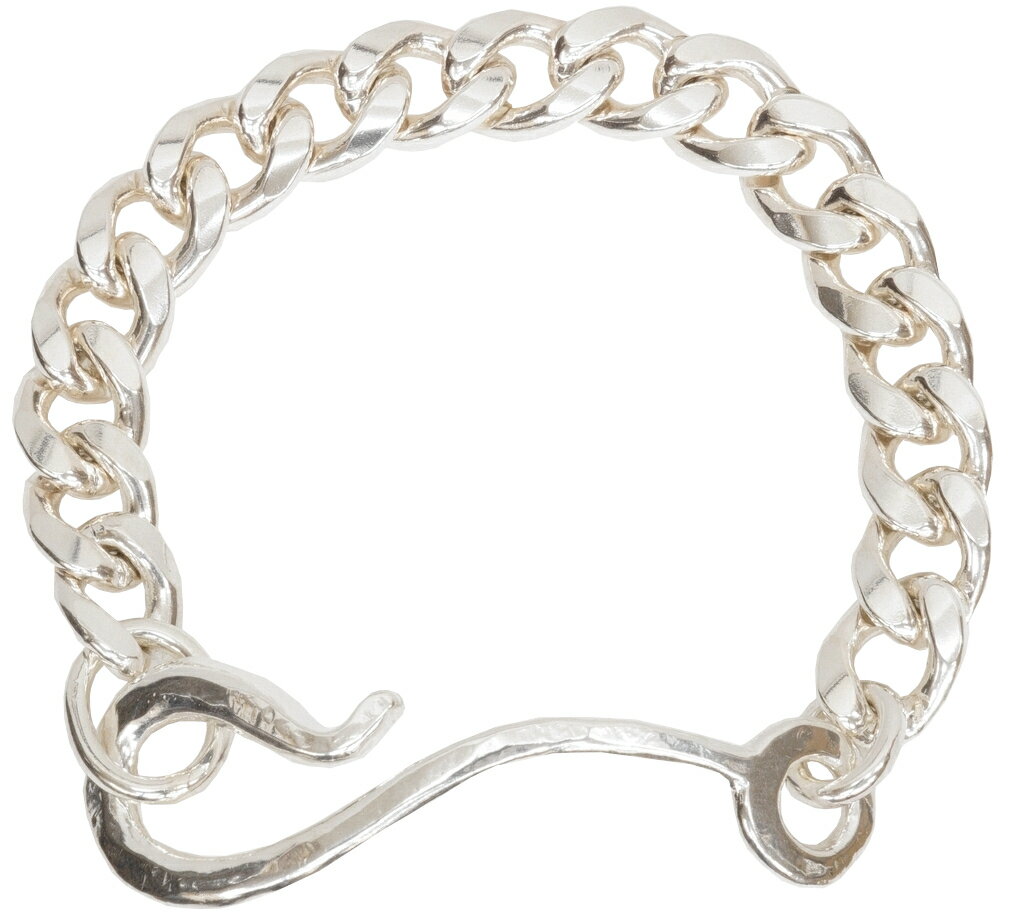 楽天GARYULHN Jewelry（エルエイチエヌ ジュエリー） アメリカ製 ハンドメイド ラージ フック チェーン ブレスレット シルバー製 Large Hook Chain Bracelet Silver 【あす楽】