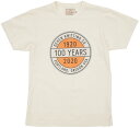 Dehen 1920(f[w) n100N  AJ S vg TVc N[ AJ 100 Year Anniversary Seal Tee Natural yyz