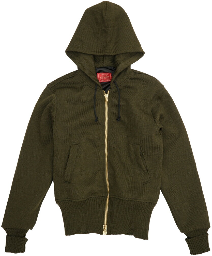 Dehen 1920(ǡإ) ե륹åȥ  աǥ ѡ ꡼  ꥫ Full-Throttle Moto-Hoodie Loden ڤڡ