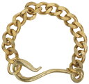 LHN Jewelry(エルエイチエヌ ジュエリー) アメリカ製 ハンドメイド Large Hook Chain Bracelet ラージ フック チェーン ブレスレット 真鍮 メンズ 