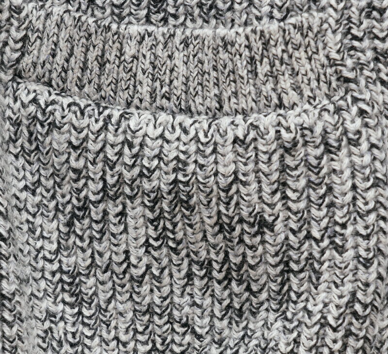 FAHERTY BRAND (ファリティ ブランド) オーガニック コットン カーディガン カシミアブレンド 霜降りライトグレー メンズ Marled Cotton Cardigan Light Grey【あす楽】