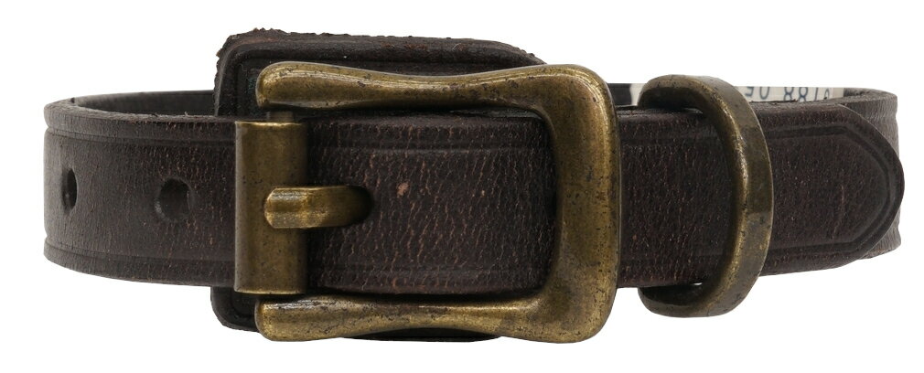 Rakuten - (ラルフローレン) Ralph Lauren バックル レザー ブレスレット エンブレム 型押し ダークブラウン Crest Leather Wrist Strap 【あす楽】