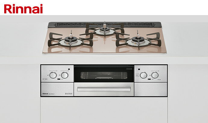 リンナイ RHS31W42J2RSTW 13A 都市ガス ガステーブル Lisse(リッセ) 標準幅60cm 強火力(左・右) ガラストップ