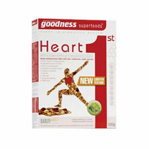 バーレマックス　HEART　1st (ハート　ファースト）《3000円以上で送料・代引き無料》　Goodness Superfoods　グッドネススーパーフーズ　Heart　1st　 (ハート) 500g　オーストラリア製シリアル　[バーリーマックス][オールブラン][食物繊維]