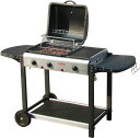 サイドテーブルが折りたためる石焼タイプが新登場。ezBBQ ガスバーベキューグリル3BH06 (3バー...