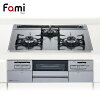 ノーリツ ビルトインコンロ 60cm幅 fami N3WQ6RWTSKSI シルバーミラーガラストップ/メタリックシルバーフェイス ノーリツ ビルトインコンロ 60cm幅 fami N3WQ6RWTSKSI シルバーミラーガラストップ/メタリックシルバーフェイス