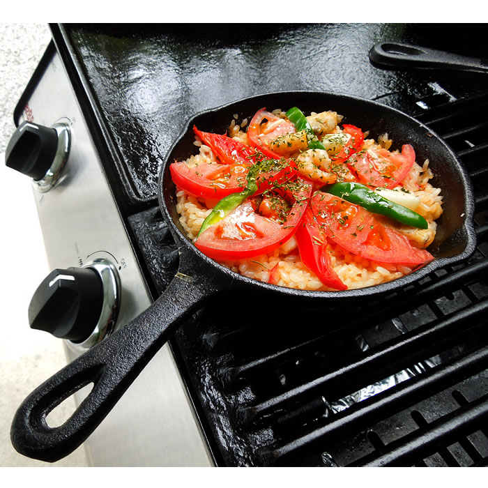 Cast Iron Skillet 6インチ（15cm） [BBQ ガスBBQ パーツ・アクセサリー] 鋳鉄製スキレット