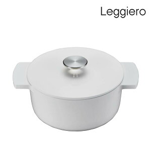 リンナイ 無水調理鍋 Leggiero(レジェロ) RBO-MN18(WH) 18cm ホワイト