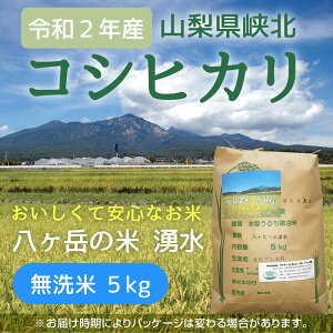 八ヶ岳・大泉高原産有機栽培低農薬コシヒカリ「八ヶ岳の米湧水」5kg(無洗米) 八ヶ岳・大泉高原産有機栽培低農薬コシヒカリ「八ヶ岳の米湧水」5kg(無洗米)