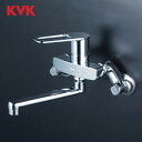 \7/1限定!エントリーでP10倍/ キッチン用 シングルレバー 混合栓 壁付 KVK MSK110KT 170mmパイプ付 台所用