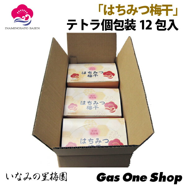 いなみの里 テトラ包装 はちみつ梅干 12包入 3箱セット 3