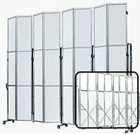 アルミゲート パネル付き 両開き パネル高さ 3.0 m × 幅 10.8 mADW-3P-108仮設現場に最適足場・仮設資材販売のゲート工業製アコーディオン フェンス 仮設ゲート 仮設