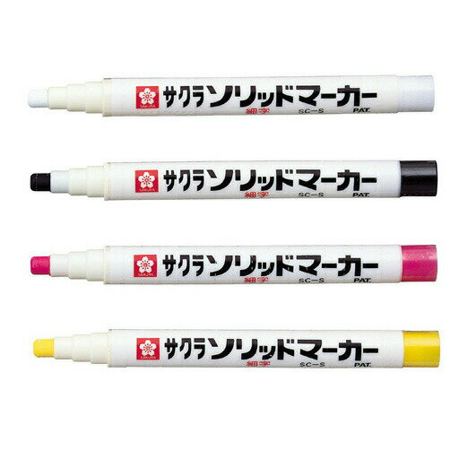 サクラクレパス　ソリッドマーカー(固形ペンキ)　細字　10本入