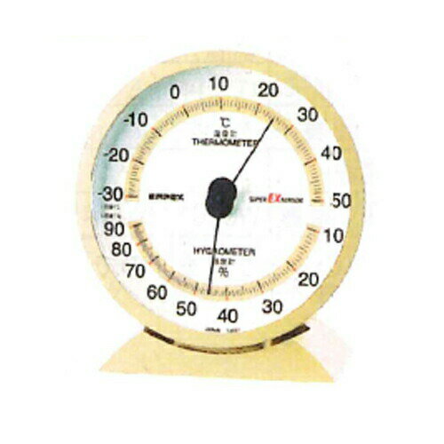 スーパーEX高品質温・湿度計　EX-2718　温・湿度計（ゴールド）　エンベックス