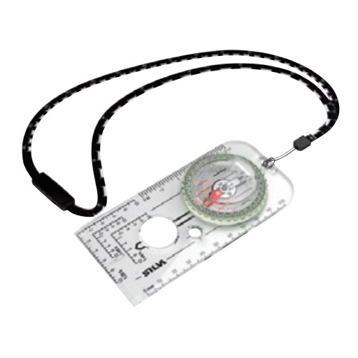 SILVA コンパス 55-6400／360 ミル目盛り付 126×60×16mm 39g 37586 SILVA