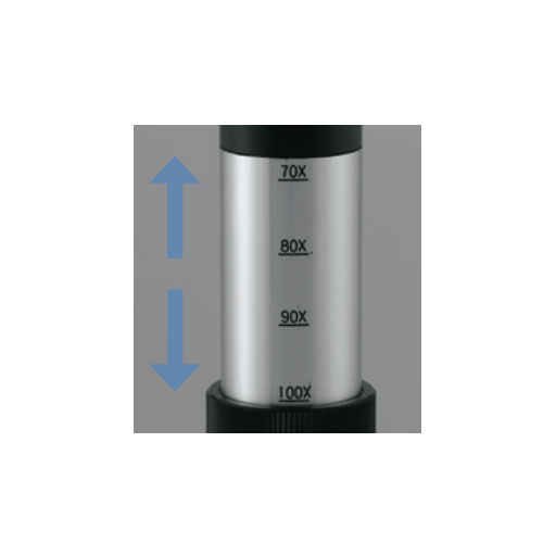 工事資材通販　ガテンショップのポケットズームマイクロスコープ 倍率70~100倍 TS-SP-02 杉藤｜アングル2