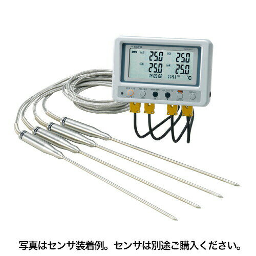4チャンネル温度ロガー SK-L400T （本体のみ） 佐藤計量器