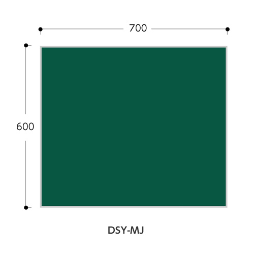 スチール製黒板 ジャパンゴールド 無地 DSY-MJ 60×70 ヨコ ハイビスカス