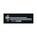 D式 ビームコンパス(棹ビーム) 4本組 全長720mm No.02-071