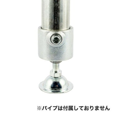 単管接続水平ベース　500kgタイプ　S-15-1A-500　ジョイント工業締付：ホーローセット（イモネジ）