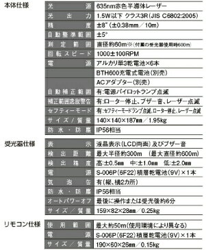 アックスブレーン　水平回転レーザー　PL-600H　回転レーザーレベル（標準付属：受光器／三脚）