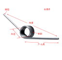 線径 1.0mm 外径 5.5mm 巻数 3 右巻き ステンレス鋼 トーションばね 2個入 角度選択 60度 120度 180度