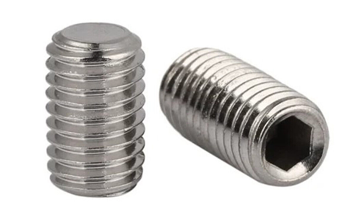 商品説明 六角穴付き止めねじ ヘッドタイプ：平先 呼び寸：M14 ピッチ：1.5mm 全長：選択してください 材質：304ステンレス鋼 画像は表記サイズと異なる商品を使用している場合がございます。 【販売サイズ一覧】 M1.6 x 0.35、 M2 x 0.4、 M2.5 x 0.45、 M3 x 0.35、 M3 x 0.5、 M3.5 x 0.6、 M4 x 0.5、 M4 x 0.7、 M5 x 0.5、 M5 x 0.8、 M6 x 0.75、 M6 x 1.0、 M8 x 1.0、 M8 x 1.25、 M10 x 1.0、 M10 x 1.25、 M10 x 1.5、 M12 x 1.0、 M12 x 1.25、 M12 x 1.5、 M12 x 1.75、 M14 x 1.5、 M14 x 2.0、 M16 x 1.5、 M16 x 2.0