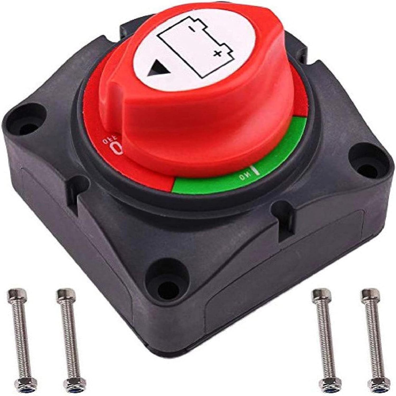 バッテリースイッチ 車 ボート キャンピングカー ヨット 漁船 防水 バッテリーカットスイッチ キルスイ..