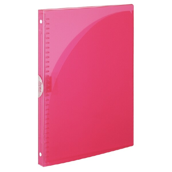 コクヨ キャンパスバインダー「アダプト」(スリム)PP表紙A4縦30穴ピンク - メール便不可