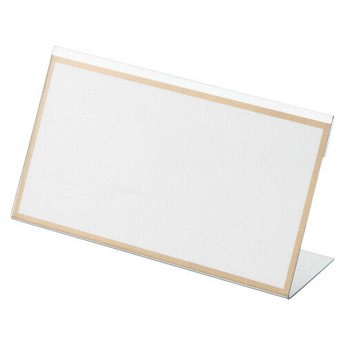 クラウン L型カード立PET製 CR-KD150P-T - メール便不可