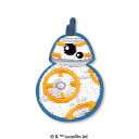 スター・ウォーズ ワッペン BB-8 4.6×3cm アイロン接着 シール両用 入園 入学 目印 パイオニア - メール便対象