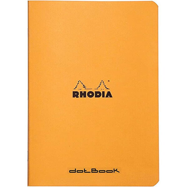 RHODIA ロディア ホチキス留めノート A5 オレンジ ドット罫 - メール便対象