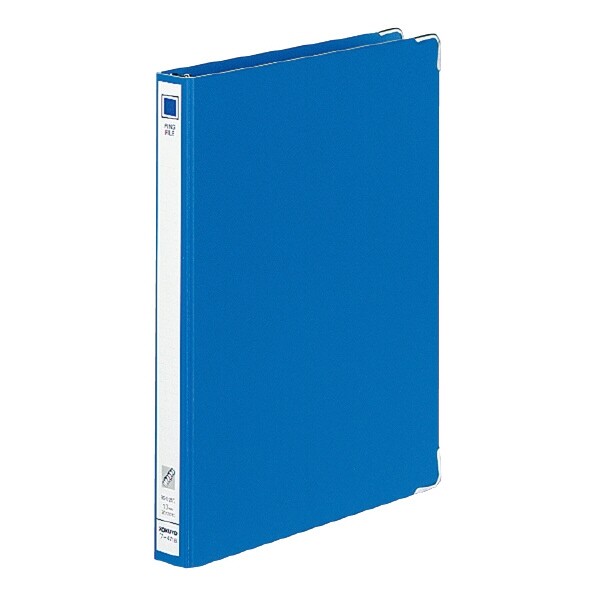 コクヨ リングファイルB5縦17mm120枚収容26穴青 - メール便対象