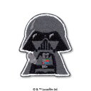 スター・ウォーズ ワッペン ダース・ベイダー 4.2×3.6cm アイロン接着 シール両用 入園 入学 目印 パイオニア - メール便対象