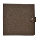 在庫限り クオバディス 本革カバー Taurillon トリオン 16×16cm カカオ(3)