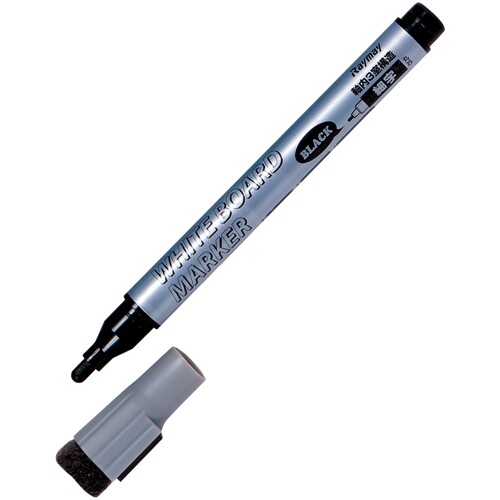 レイメイ ボードマーカー 細字 黒 - メール便対象