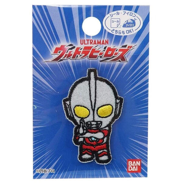 パイオニア ウルトラヒーローズ ワッペン ミニ アイロン ウルトラマン 新入学 新学期準備 - メール便対象