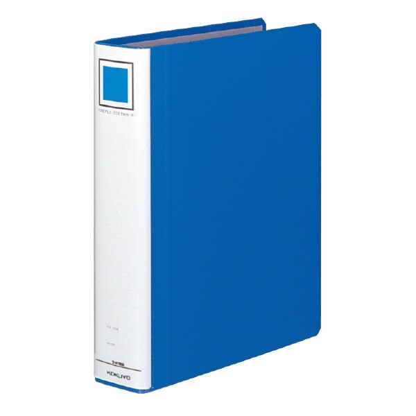 コクヨ チューブファイル「エコツインR」A4縦 50mmとじ 2穴青 - メール便不可