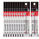 三菱鉛筆 消せる3色ボールペン替芯 ユニボール R:E URR103-05(0.5mm) レッド 10個セット - メール便対象