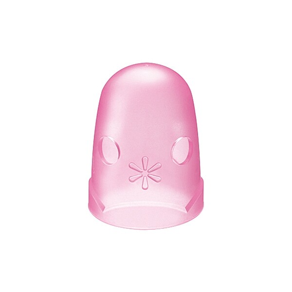 コクヨ 紙めくり キャップ型 メクリンキャップ Lサイズ(女性親指用)3個 透明ピンク メク-27TP - メール..