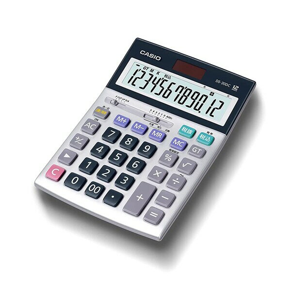 カシオ 本格実務電卓 12桁 早打ち 日数計算 時間計算 税計算 静音 デスクタイプ