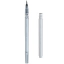 筆ペン うす墨 【本体+専用カートリッジ】 セット パイロット 速乾 瞬筆 (しゅんぴつ) 本格毛筆 中字 グレー 弔事 - メール便対象