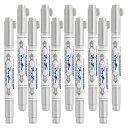 ゼブラ マッキー ペイントマーカー 極細・細字 銀 10本セット