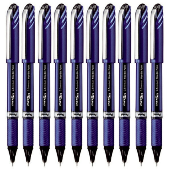 ぺんてる エナージェル ユーロ 0.5mm 黒 BLN25-A 10個セット
