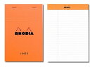 【RHODIA/ロディア】ブロックロディア No.16 オレンジ 横罫 cf16600 - メール便 ...