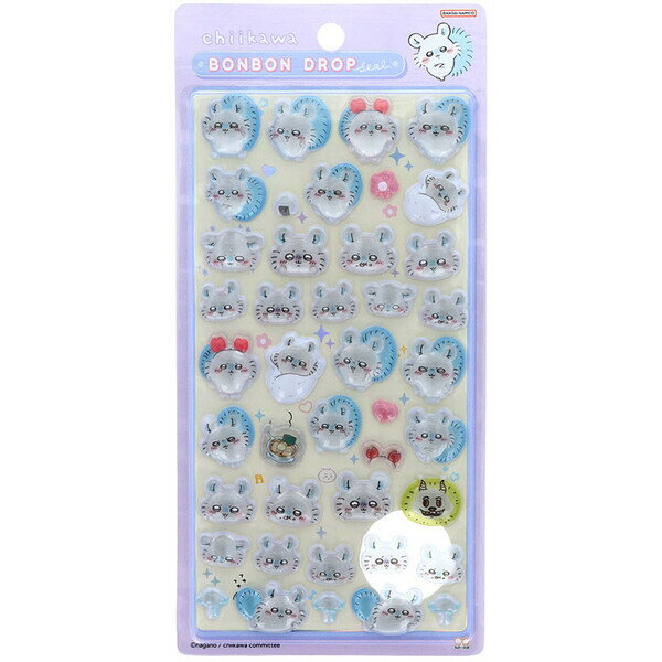 ちいかわ ボンボンドロップシール モモンガ でかつよ 立体 ぷっくり デコ SNS 話題 かわいい サンスター文具のサムネイル
