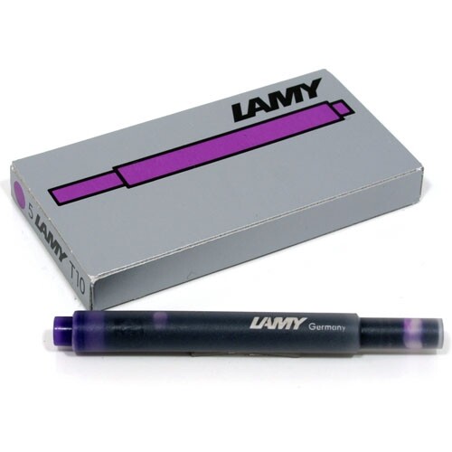 LAMY ラミー 万年筆 カートリッジインク バイオレット 5本入 LT10VT - メール便対象